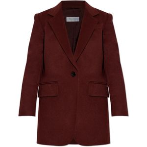 Max Mara, Dames, Jassen, Rood, Maat: 3XS Wol,