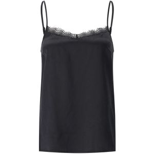 Marc Cain, Dames, Tops, Zwart, Maat: XL Zijde,