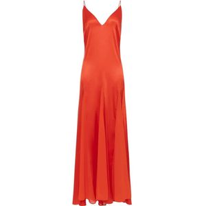 Elisabetta Franchi, Dames, Jurken, Rood, Maat: XS Zijde,