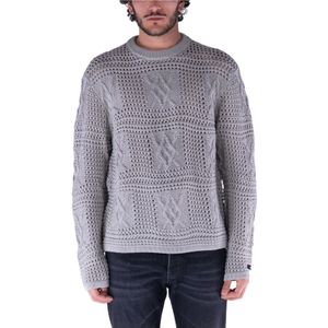 Daily Paper, Heren, Truien, Grijs, Maat: M Katoen,