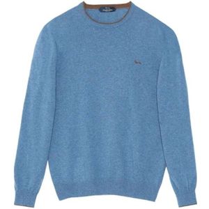 Harmont & Blaine, Heren, Truien, Blauw, Maat: XL Wol,