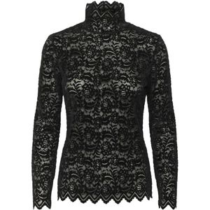 Soaked in Luxury, Dames, Blouses & Shirts, Zwart, Maat: M