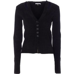 Patrizia Pepe, Dames, Truien, Zwart, Maat: L