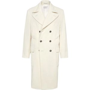 Brunello Cucinelli, Heren, Mantels, Beige, Maat: 2XL Kasjmier,