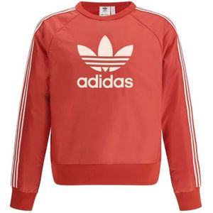 Adidas, Heren, Sweatshirts & Hoodies, Rood, Maat: S Poliester,