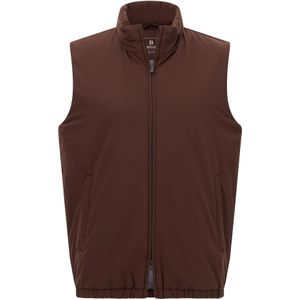 Boggi Milano - Technical Fabric Gilet - Bruin - Mouwloos - Thermische Isolatie