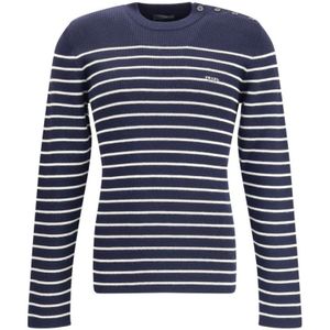 Prada, Heren, Truien, Blauw, Maat: M Fleece,