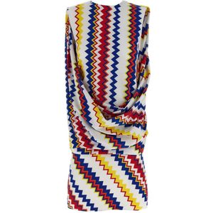 Missoni, Dames, Jurken, Veelkleurig, Maat: XS Viscose,