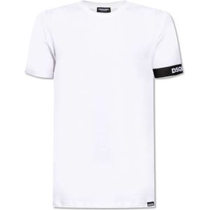 Dsquared2 T-shirt uit de ondergoedcollectie , White , Heren , Maat: XS