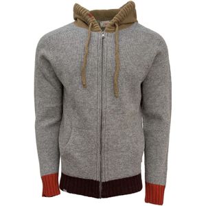 Bob, Heren, Sweatshirts & Hoodies, Grijs, Maat: XL Wol,