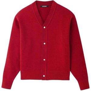 Jacquemus, Heren, Truien, Rood, Maat: L