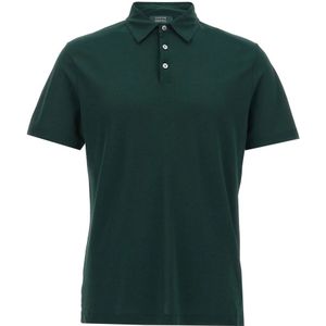 Zanone, Heren, Tops, Groen, Maat: 5XL Katoen,