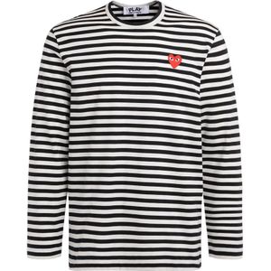 Comme des Garçons Play, Heren, Tops, Veelkleurig, Maat: 2XL Katoen,