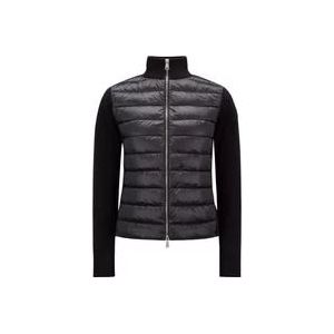Moncler Gebreide Vest , Black , Dames , Maat: M