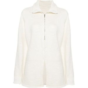 Maison Margiela, Dames, Truien, Wit, Maat: M Wol,