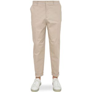 Etro, Heren, Broeken, Beige, Maat: L Katoen,
