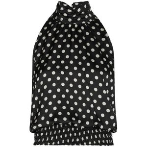 Neo Noir, Dames, Tops, Zwart, Maat: XS Poliester,