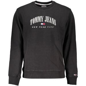 Tommy Hilfiger, Dames, Sweatshirts & Hoodies, Zwart, Maat: L Katoen,