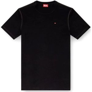 Diesel, Heren, Tops, Zwart, Maat: XL Katoen,