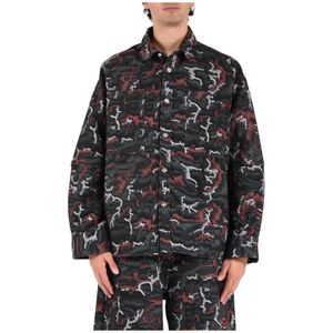 Pdf, Heren, Jassen, Veelkleurig, Maat: L Katoen,