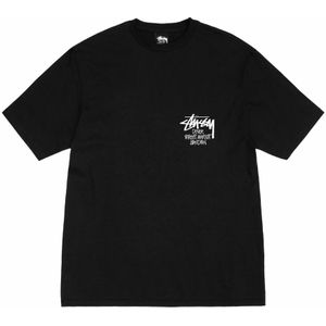 Stüssy, Heren, Tops, Zwart, Maat: L
