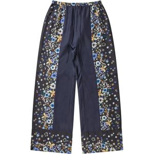 Munthe, Dames, Broeken, Veelkleurig, Maat: XS Zijde,