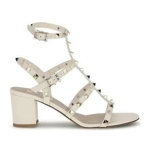 Valentino Garavani, Dames, Schoenen, Beige, Maat: 36 1/2 EU Leer,