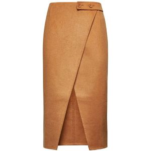 Silvian Heach, Dames, Rokken, Bruin, Maat: 2XS Zijde,