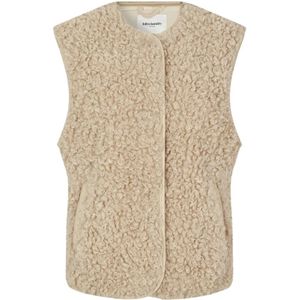Lollys Laundry, Dames, Jassen, Beige, Maat: XS Leer,