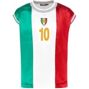 Dolce & Gabbana - T-shirt - Wit - Polyester - Light Therapy Fashion Show