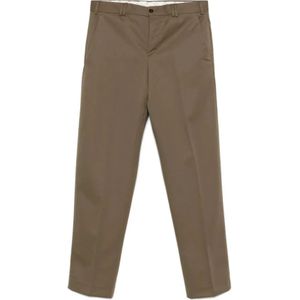 PT Torino, Heren, Broeken, Bruin, Maat: S Wol,