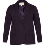 Kaffe Curve - Kcsakira Blazer - Blazer - Dawn Purple - 77% Polyester, 18% Viscose, 5% Elastaan