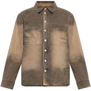 Misbhv, Heren, Jassen, Bruin, Maat: S Denim,