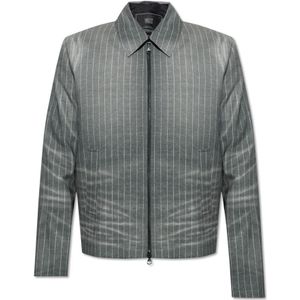 Diesel, Heren, Jassen, Grijs, Maat: XL Wol,