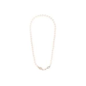 Dsquared2 Parelketting , Gray , Heren , Maat: ONE Size