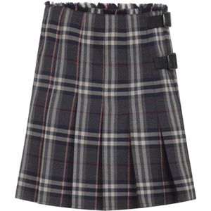 Burberry, Dames, Rokken, Veelkleurig, Maat: XS Zijde,