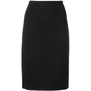 Emporio Armani, Dames, Rokken, Zwart, Maat: L