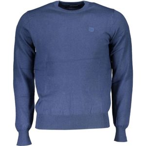 Sweater - Blauw - Classic Fit - Crew Neck - Langsleeve