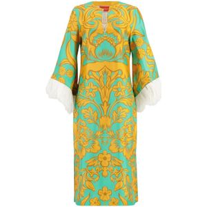 La DoubleJ, Dames, Jurken, Veelkleurig, Maat: 2XS Zijde,