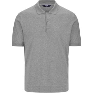 K-Way, Heren, Tops, Grijs, Maat: L Katoen,