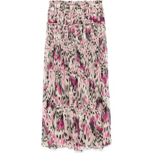 Isabel Marant, Dames, Rokken, Veelkleurig, Maat: S Zijde,