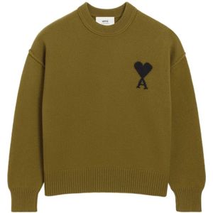 Ami Paris, Heren, Truien, Bruin, Maat: L