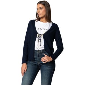 Kocca, Dames, Truien, Blauw, Maat: L Wol,