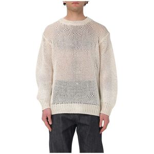 Jil Sander, Heren, Truien, Beige, Maat: L Linnen,