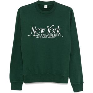 Sporty & Rich, Dames, Sweatshirts & Hoodies, Groen, Maat: L