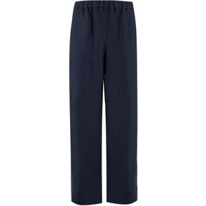 Fabiana Filippi, Dames, Broeken, Blauw, Maat: L Viscose,