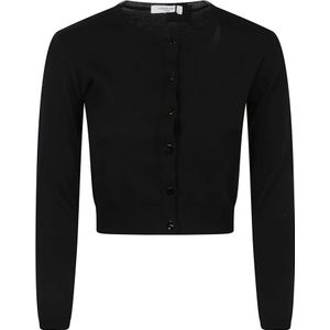 Charlott, Dames, Truien, Zwart, Maat: L Wol,