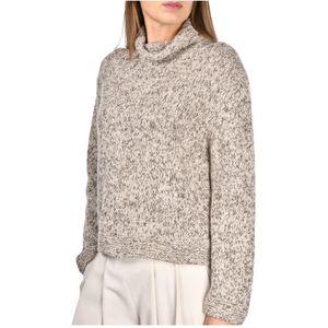 Gran Sasso, Dames, Truien, Grijs, Maat: XS