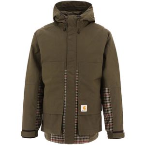 Carhartt WIP - Highbury Parka - Winterjas - Groen - Waterafstotend