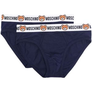 Moschino, Heren, Ondergoed, Zwart, Maat: XS Katoen,